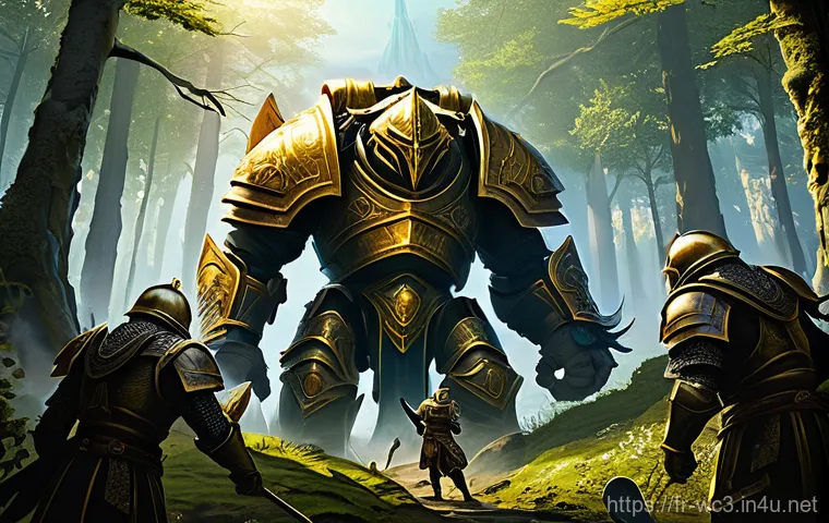 워크래프트3 파워 레벨링 팁 - A highly detailed, epic fantasy art painting of an Orc Blademaster, fully armored in traditional Orc...