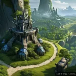 Home 21 워크래프트3 타워 위치 선정 팁 - A detailed fantasy battlefield scene from Warcraft 3 style featuring strategic tower placements on a...